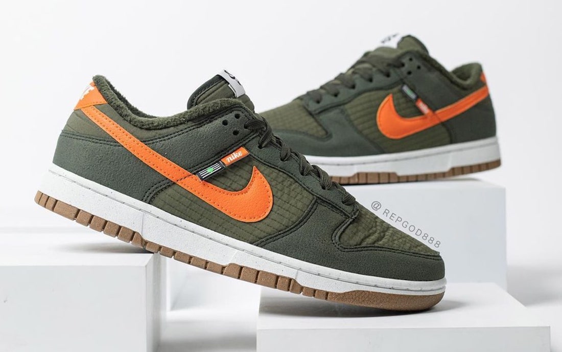 Nike Dunk Low Toasty Sequoia Orange Medium Olive Sail DD3358-300 发布日期