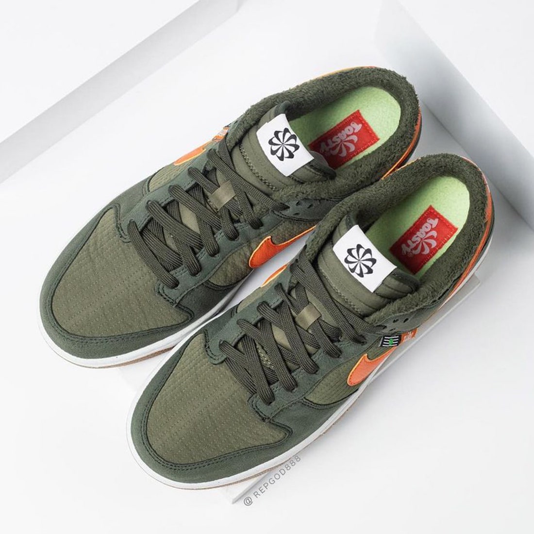 Nike Dunk Low Toasty Sequoia Orange Medium Olive Sail DD3358-300 发布日期