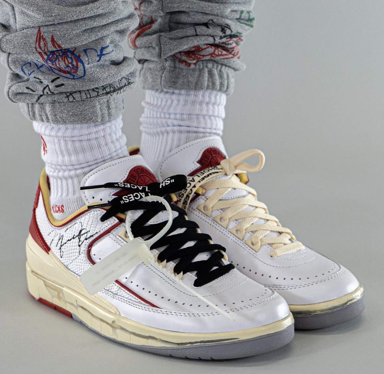 灰白色 Air Jordan 2 Low 白红 DJ4375-106 发售日期