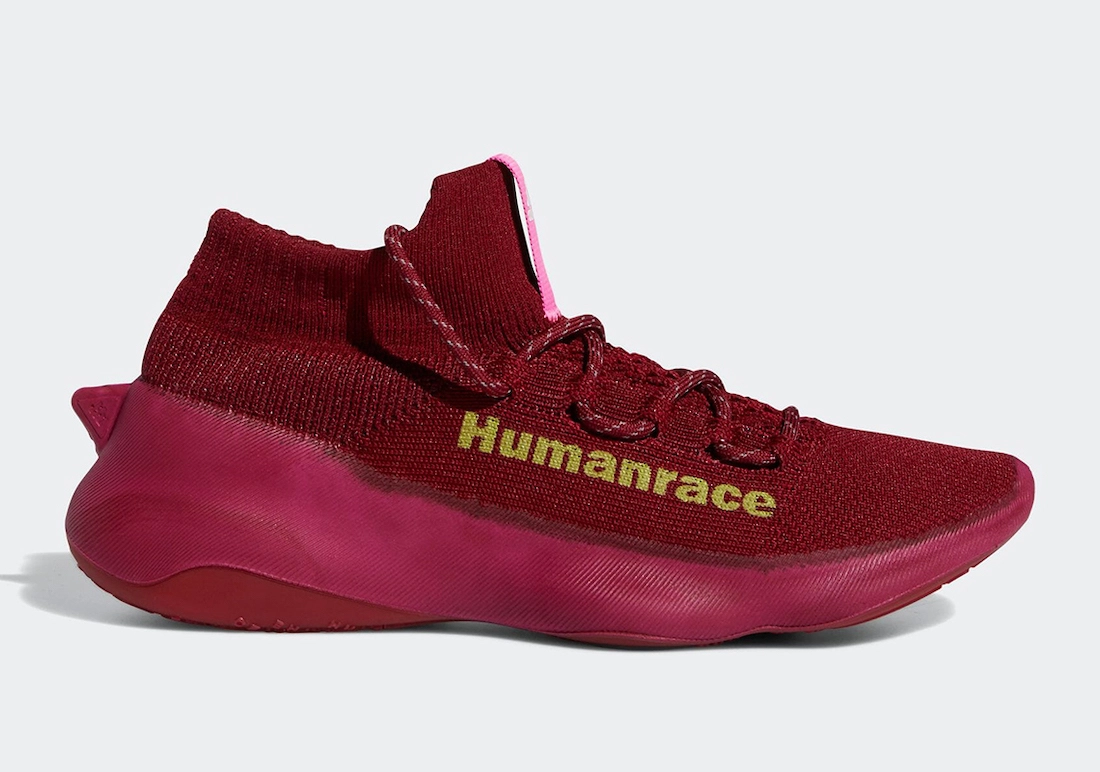 Pharrell x adidas Humanrace Sichona Burgundy Maroon GW4879 发布日期