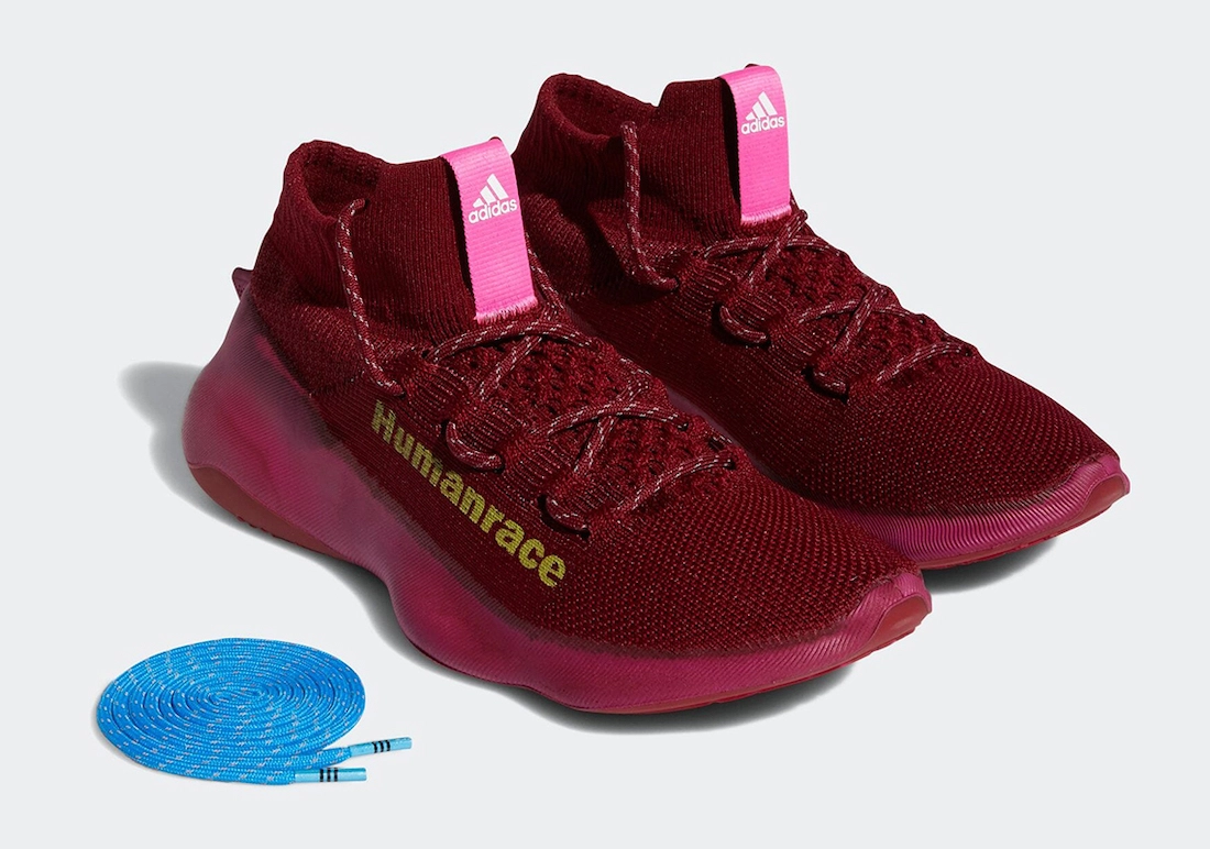 Pharrell x adidas Humanrace Sichona Burgundy Maroon GW4879 发布日期