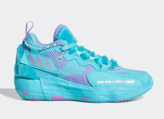 皮克斯的 Monsters Inc. 发布特别版 adidas Dame 7 EXTPLY 向 Sulley 致敬