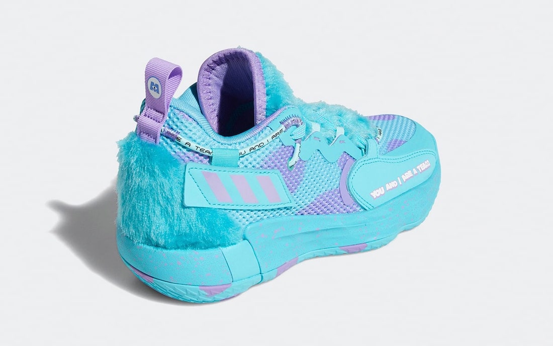 皮克斯怪兽公司 adidas Dame 7 EXTPLY Sulley S42807 发布日期