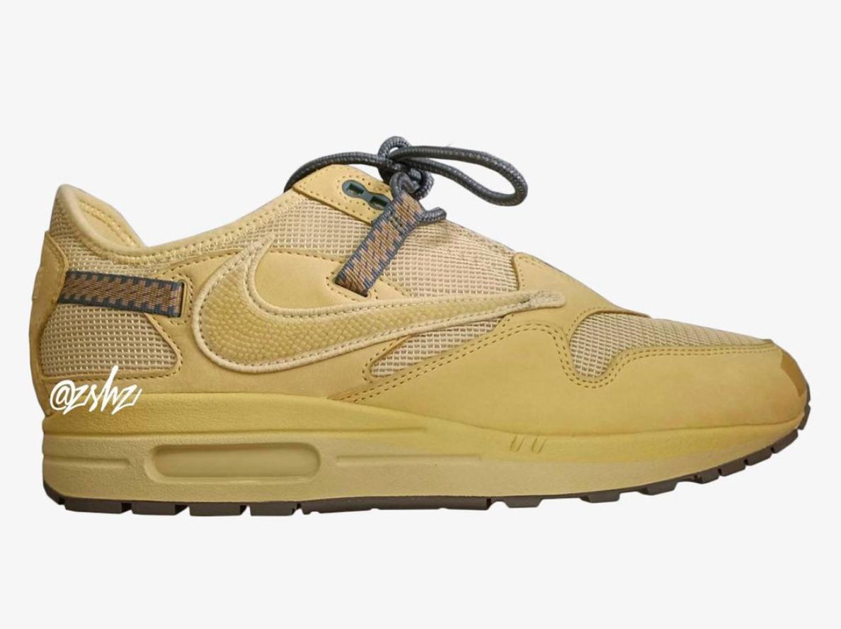 Travis Scott Nike Air Max 1 Wheat Lemon Drop Baroque Brown 智利红发售日期