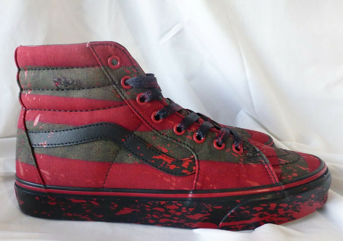 Elm Street Vans Sk8-Hi Freddy Krueger 发布日期的噩梦