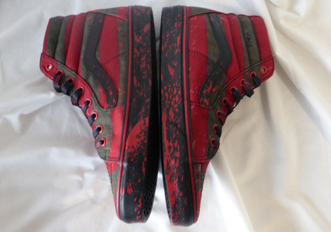 Elm Street Vans Sk8-Hi Freddy Krueger 发布日期的噩梦