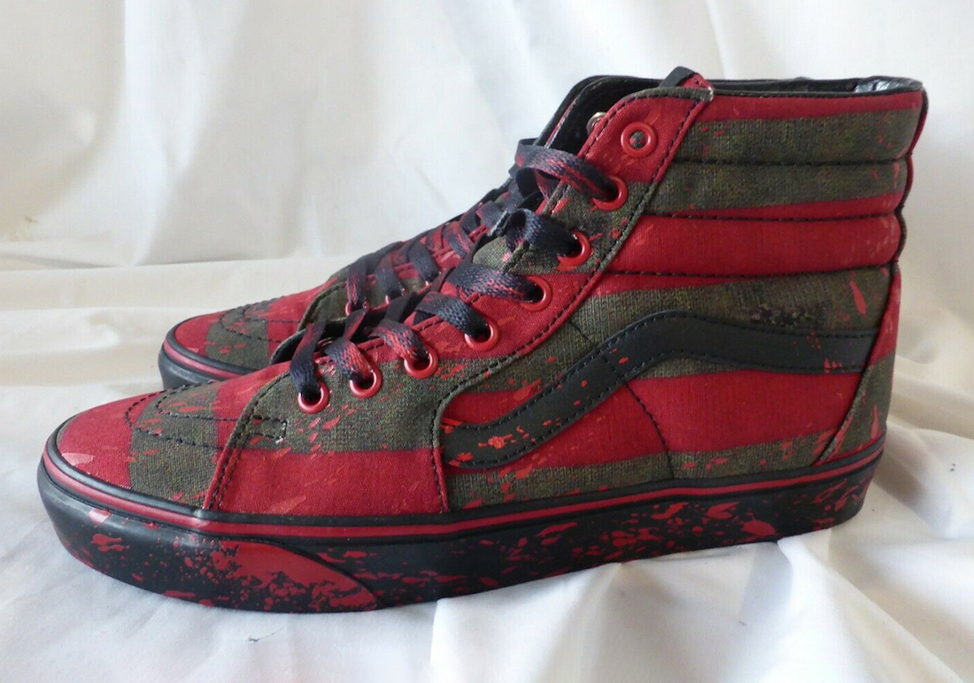 Elm Street Vans Sk8-Hi Freddy Krueger 发布日期的噩梦