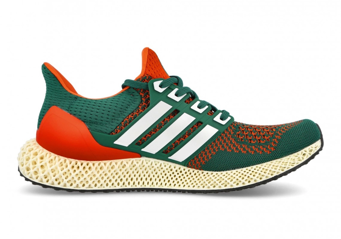 adidas Ultra 4D Miami Hurricanes Q46439 发布日期