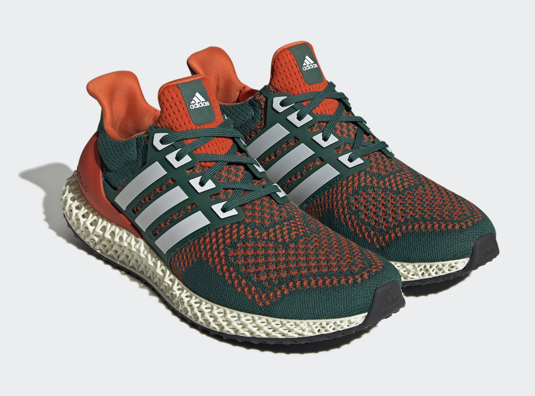 adidas Ultra 4D Miami Hurricanes Q46439 发售日期价格