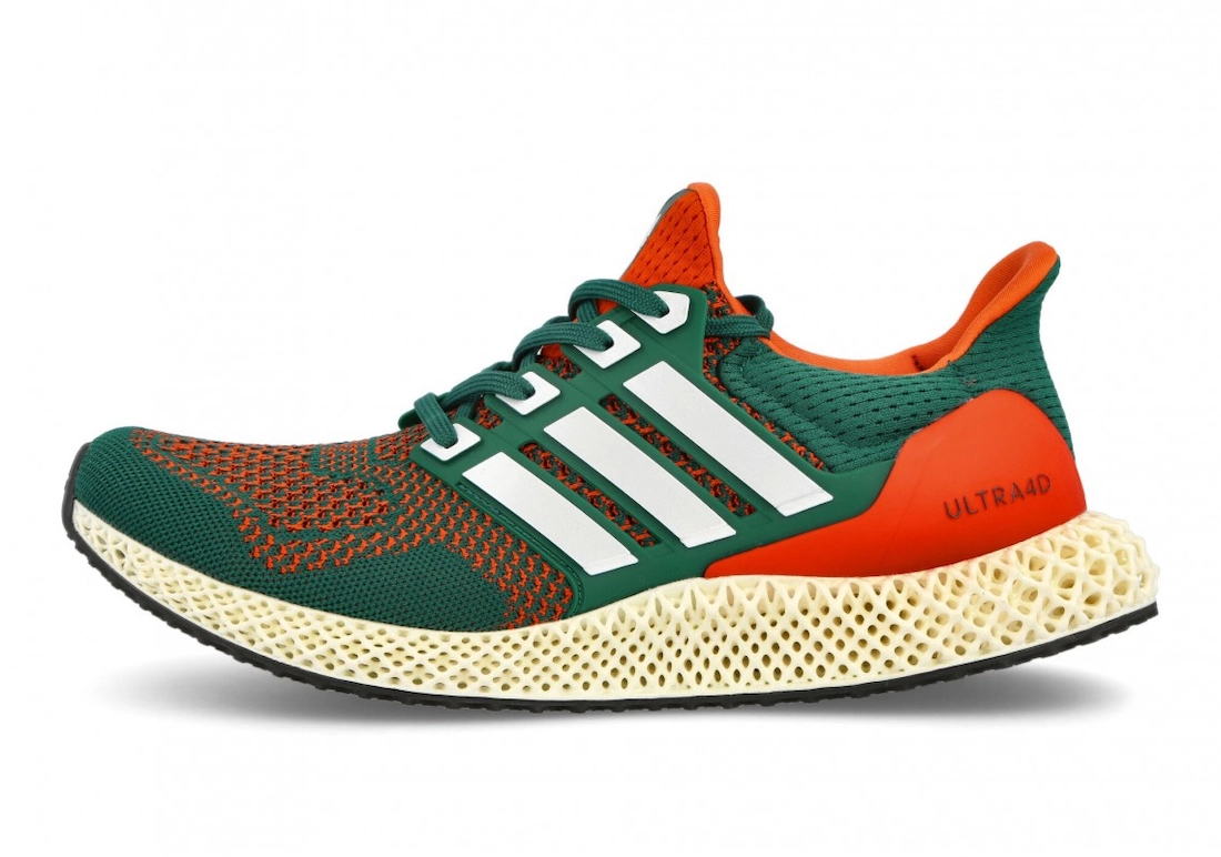 adidas Ultra 4D Miami Hurricanes Q46439 发布日期