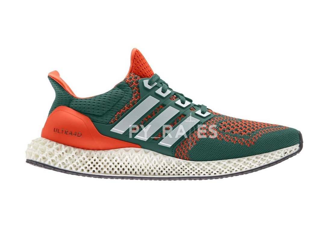 adidas Ultra 4D Miami Hurricanes 发布日期