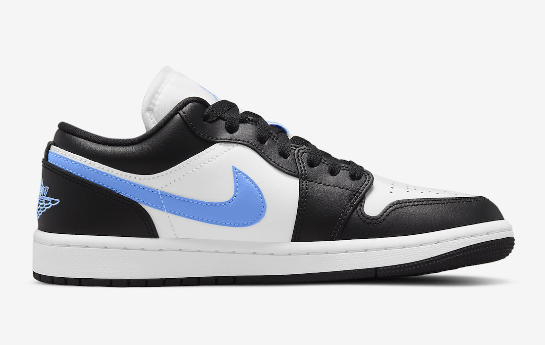 Air Jordan 1 Low Black University Blue White DC0774-041 发售日期