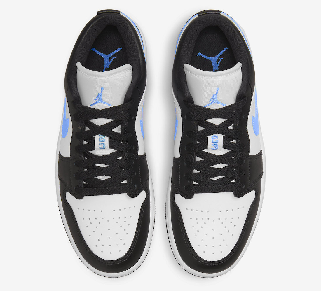 Air Jordan 1 Low Black University Blue White DC0774-041 发售日期