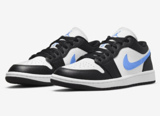 这款 Air Jordan 1 Low 上的 Tar Heels Vibes