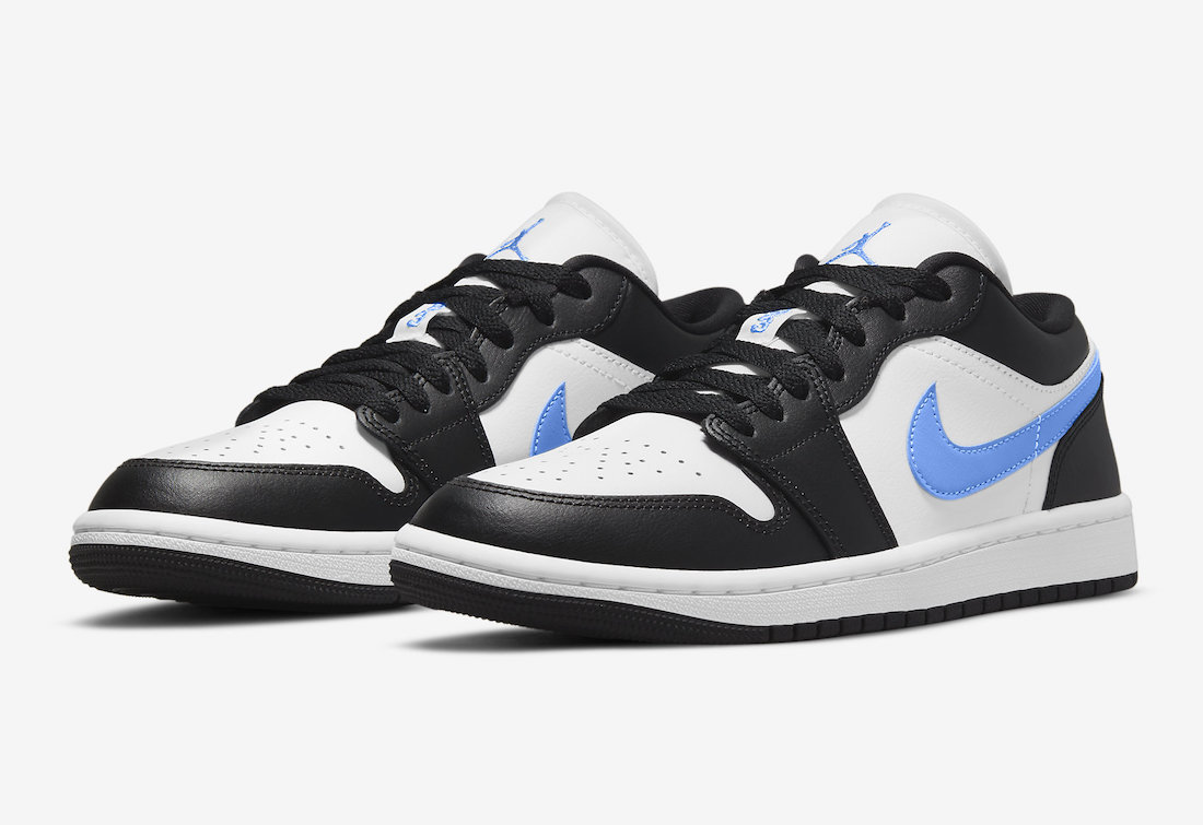 Air Jordan 1 Low Black University Blue White DC0774-041 发售日期