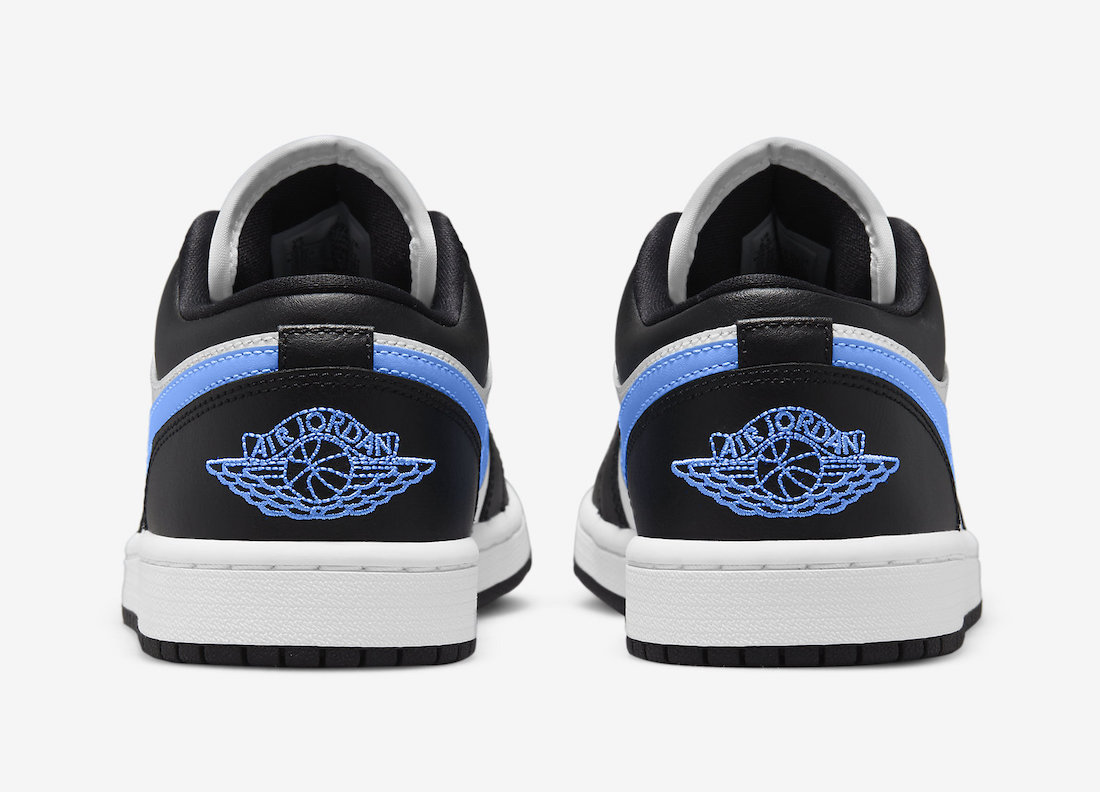 Air Jordan 1 Low Black University Blue White DC0774-041 发售日期