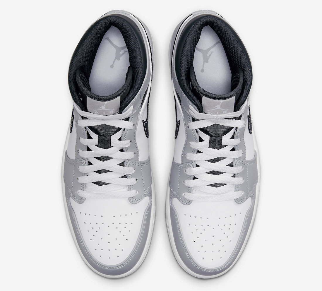 Air Jordan 1 Mid Light Smoke Grey 554724-078 发售日期