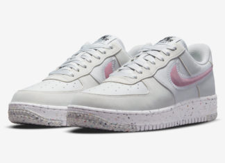 Nike Air Force 1 Crater 发布粉色 Swooshes