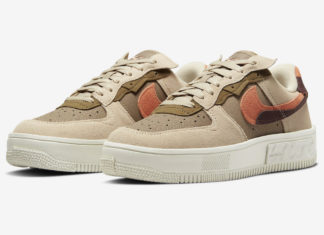 Nike Air Force 1 Fontanka 鞋面采用藤条和茜草根制成