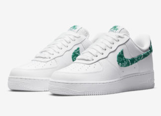 Nike Air Force 1 Low “Green Paisley” 官方照片
