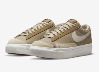 Nike Blazer Low 平台发布“卡其色”