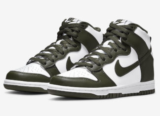 Nike Dunk High“Cargo Khaki”在小学尺码中亮相