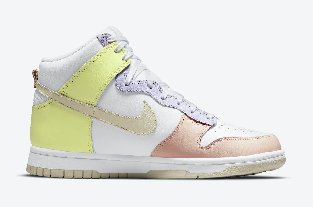 Nike Dunk High White Cashmere Lemon Twist DD1869-108 发售日期价格