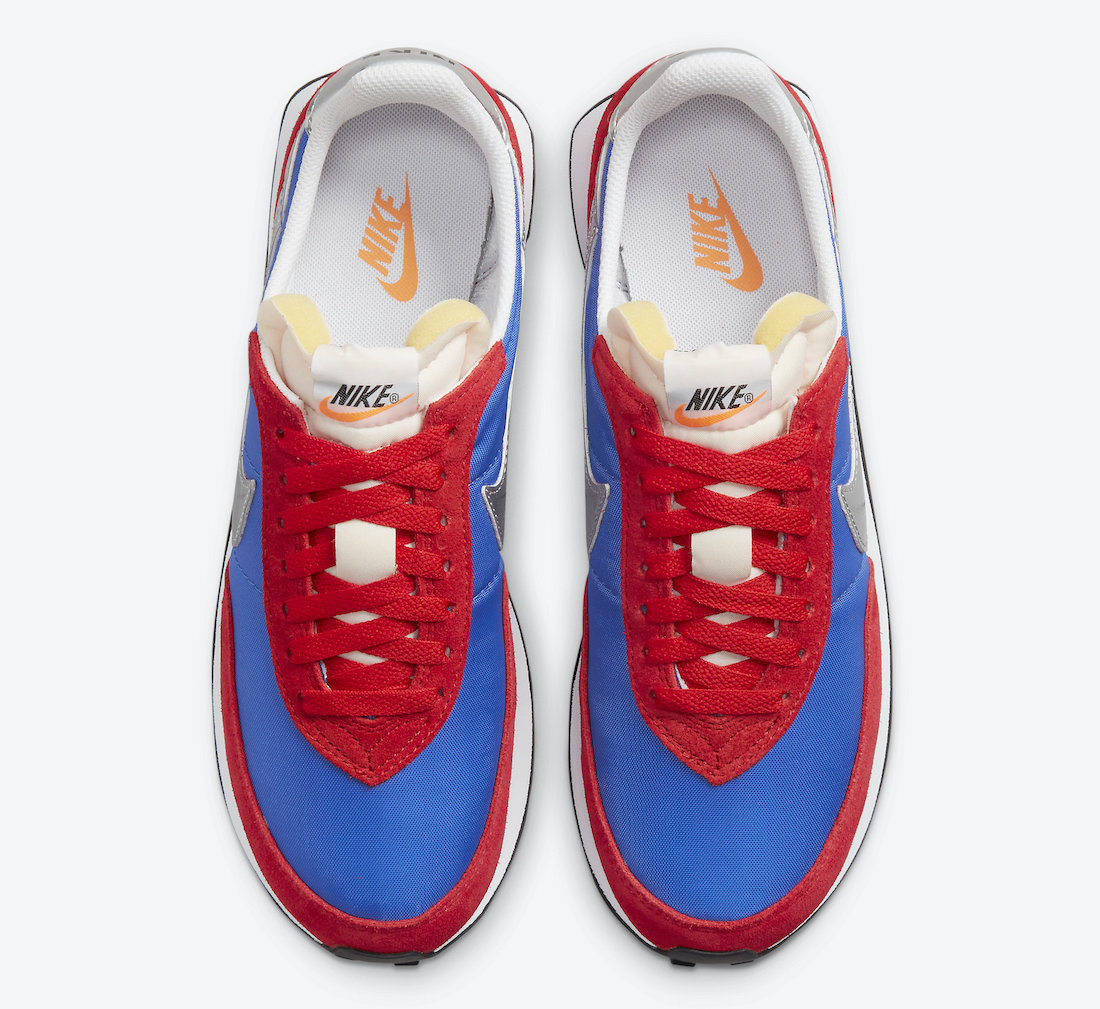 Nike Waffle Trainer 2 Hyper Royal University Red Metallic Silver DC2646-400 发布日期