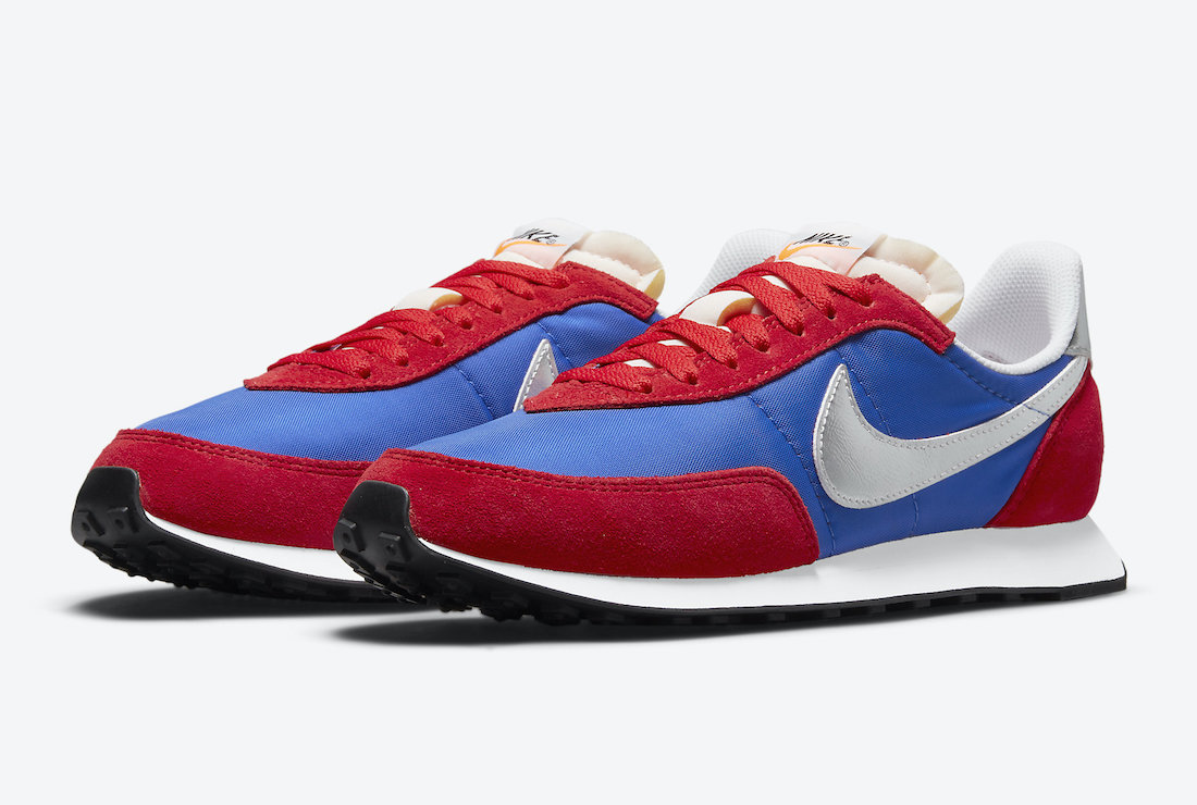 Nike Waffle Trainer 2 Hyper Royal University Red Metallic Silver DC2646-400 发布日期