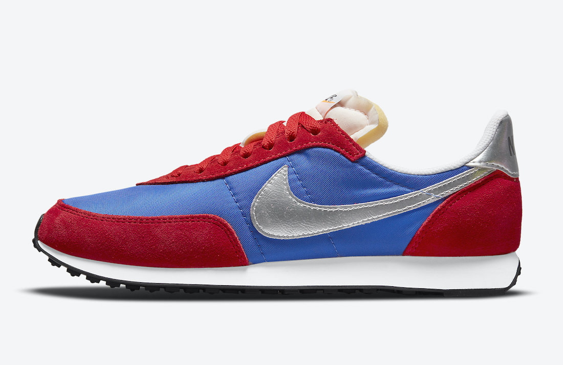 Nike Waffle Trainer 2 Hyper Royal University Red Metallic Silver DC2646-400 发布日期