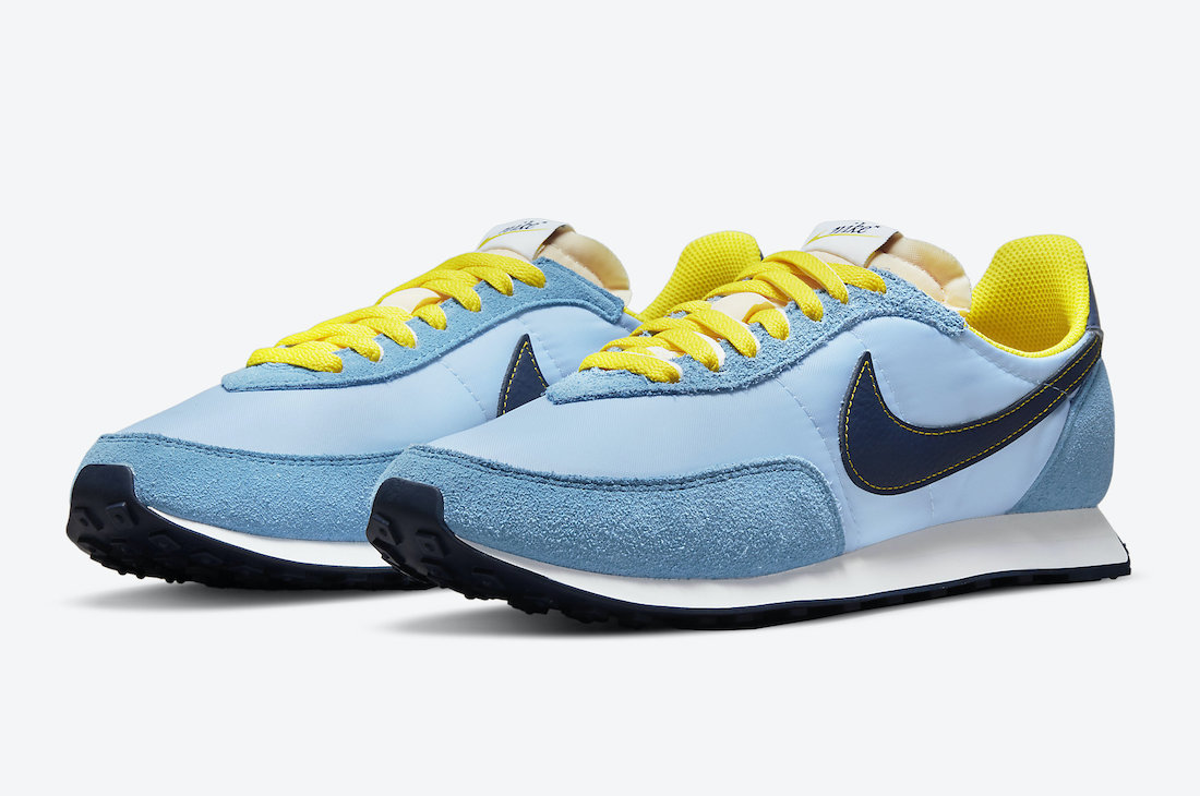 Nike Waffle Trainer 2 Psychic Blue Yellow Strike DM8323-400 发布日期