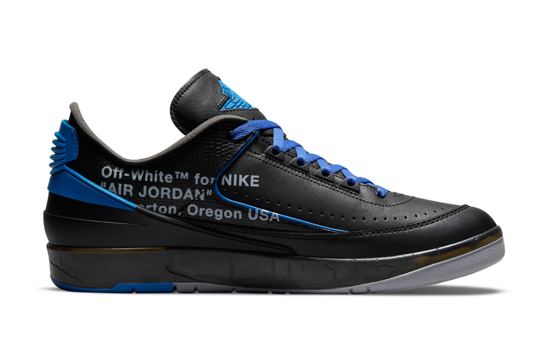 灰白色 Air Jordan 2 Low Black Varsity Royal DJ4375-004 发售日期