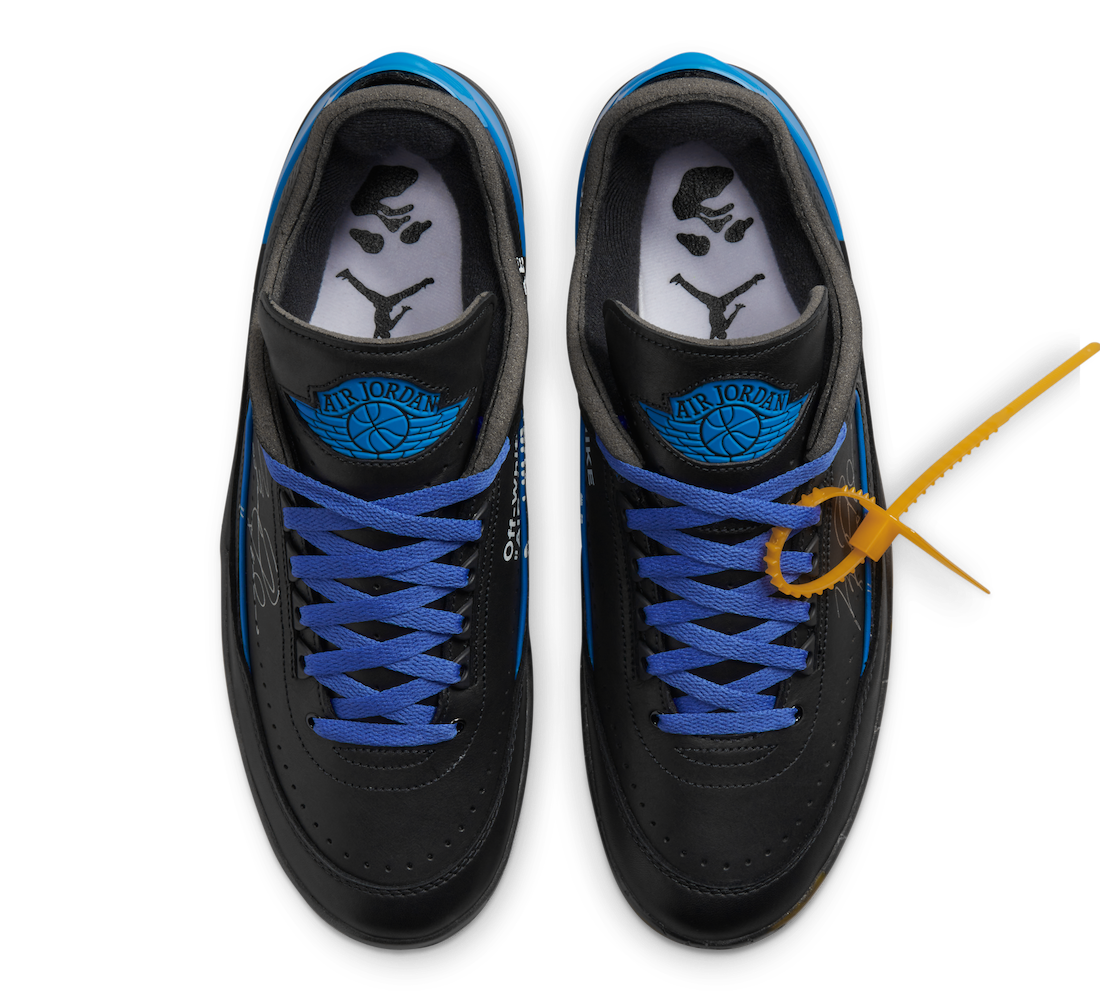 灰白色 Air Jordan 2 Low Black Varsity Royal DJ4375-004 发售日期