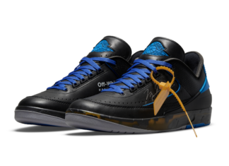 Off-White x Air Jordan 2 Low “Black Royal” 官方照片