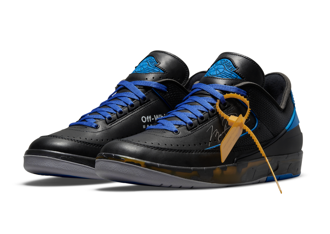 灰白色 Air Jordan 2 Low Black Varsity Royal DJ4375-004 发售日期