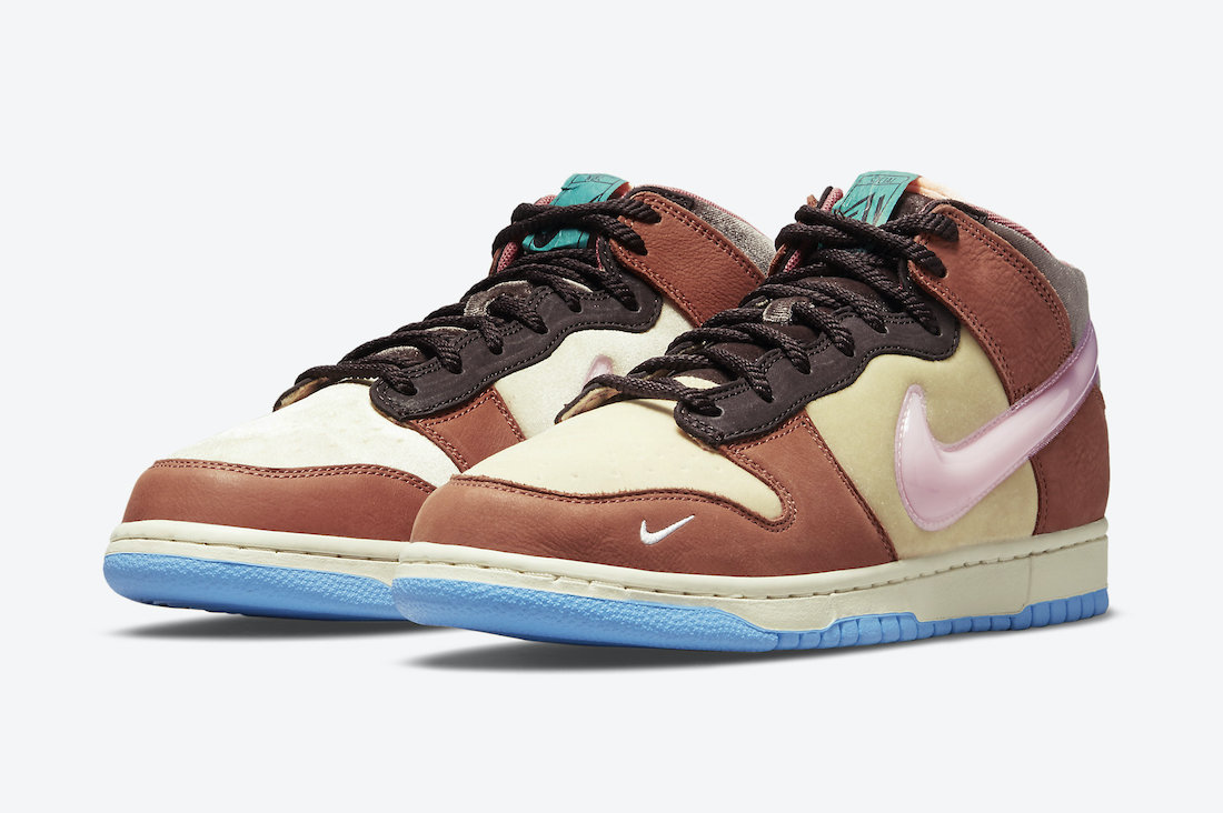 社会地位 Nike Dunk Mid Burnt Brown DJ1173-700 发布日期