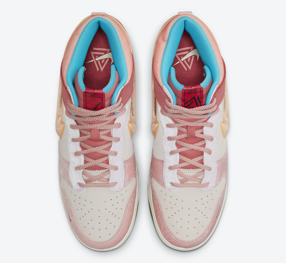 社会地位 Nike Dunk Mid Pink Glaze DJ1173-600 发布日期