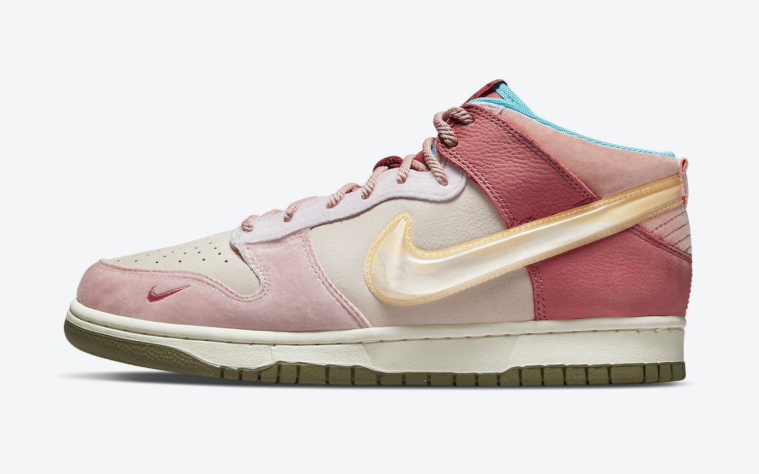 社会地位 Nike Dunk Mid Pink Glaze DJ1173-600 发布日期