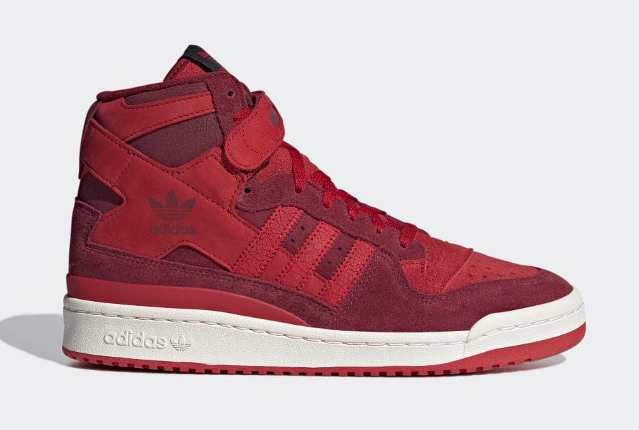 adidas Forum 84 High College Burgundy Power Red GY8998 发售日期