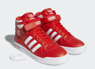 adidas Forum Mid 有红白两色可选