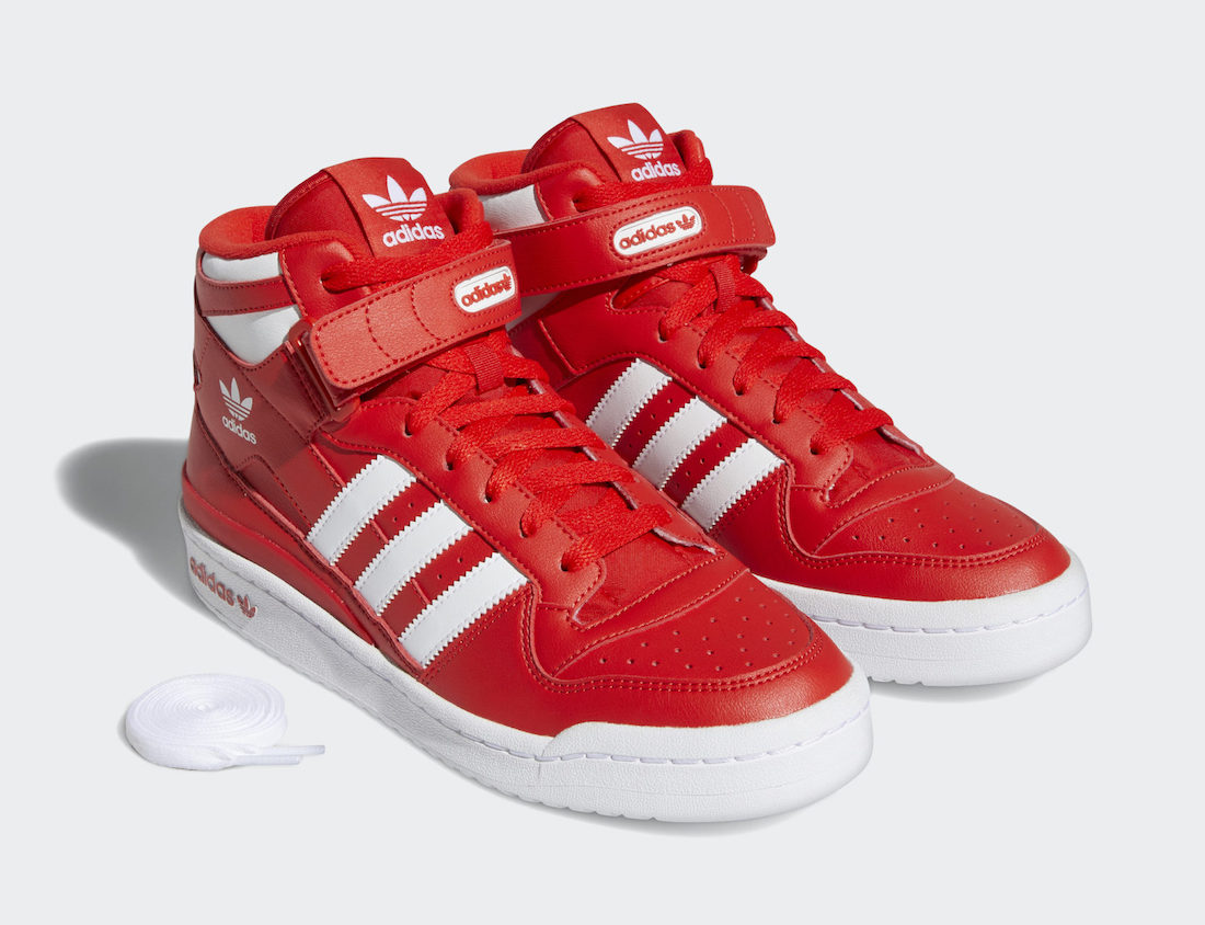 adidas Forum Mid Red White GY5792 发布日期