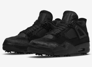 Air Jordan 4 Golf “Black Cat” 官方照片