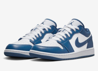 Air Jordan 1 Low“Marina Blue”的官方照片