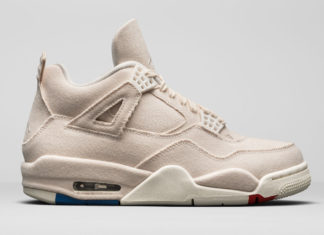 女式Air Jordan 4“Sail Canvas”官方造型