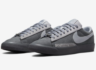 FPAR x Nike SB Blazer Low“冷灰色”的官方照片