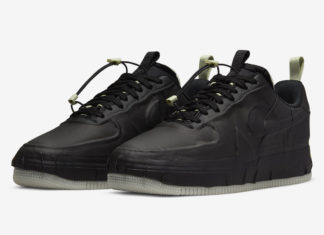 Nike Air Force 1 Low Experimental 黑色鞋底发光