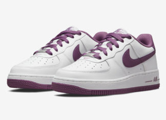 儿童款Nike Air Force 1 Low采用白色和淡紫色