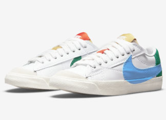 这款Nike Blazer Low Jumbo带有不匹配主题