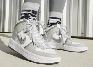 Nike Dunk High Up采用全新灰色配色