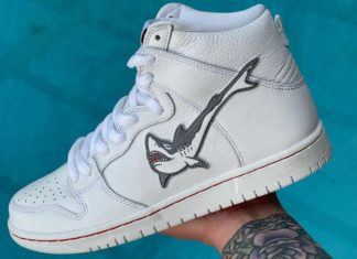 详细了解Oski x Nike SB Dunk High“大白鲨”